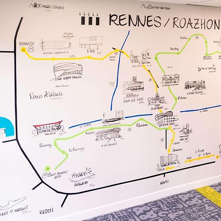 Ibis Budget Rennes Rte Lorient Eksteriør bilde